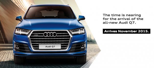 Audi Q7 teased in Malaysia, arrives by November 2015