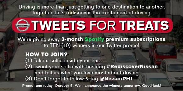 Nissan Twitter Treat, Click and Win