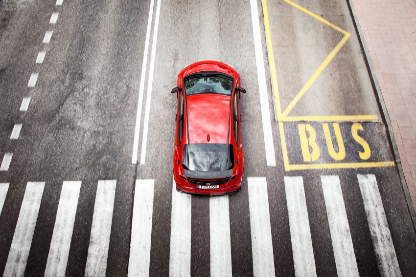 Honda Civic Type R top-view