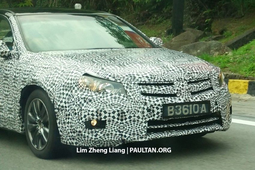 2016 Proton Perdana Spied with Clear Details
