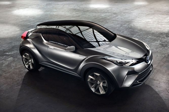 Mobil Konsep Toyota C-HR versi produksi dijadwalkan diperlihatkan pada Geneva International Motor Show 2016