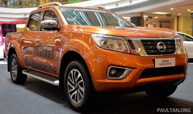 Nissan NP300 Navara on display at 1 Utama Shopping Centre