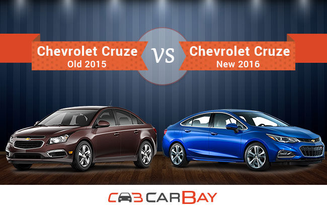 So sánh Chevrolet Cruze 2016 vs 2015