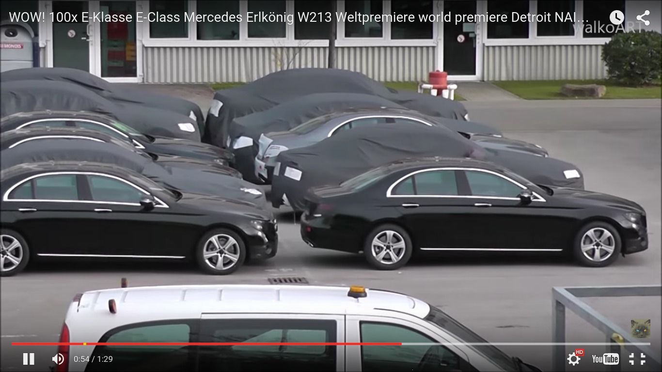 Sneak Peek: W213 Mercedes-Benz E-Class Spotted Undisguised 