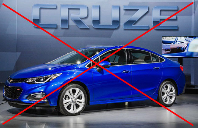 Lời xin lỗi: Chevrolet gây thất vọng, Cruze 2016 không góp mặt tại VMS 2015