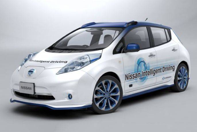 Nissan Leaf Autonomous Prototype goes for on-road testing! 