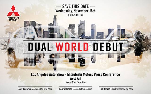 Dual World Debut – Mitsubishi asks all to look forward to 18th November