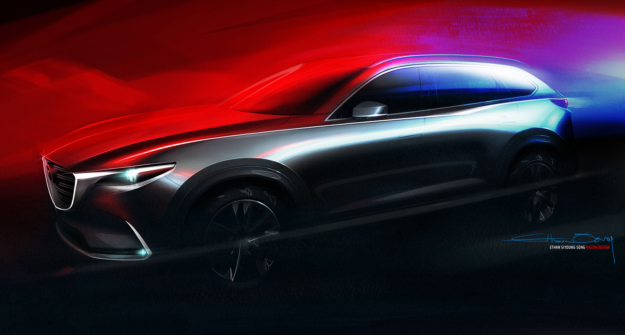 Mazda ประกาศเปิดตัว CX-9 รุ่นใหม่ พร้อมให้สัมผัสที่งาน LA Auto Show
