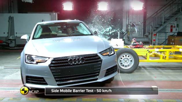 2016 Audi A4 Receives 5-Star Rating from Euro NCAP