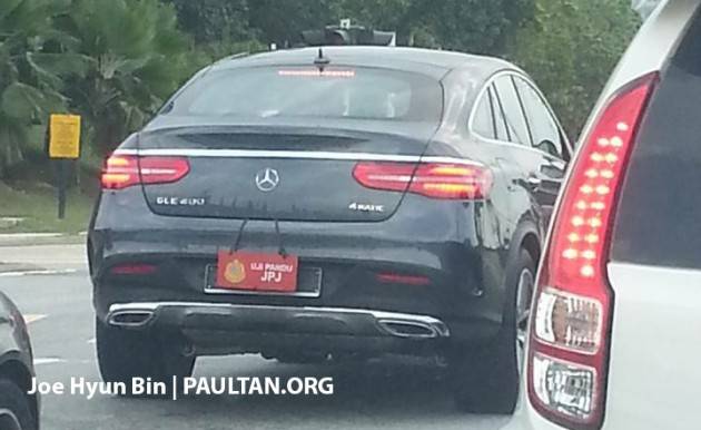 Mercedes-Benz GLE 400 Coupe Spied in Putrajaya 