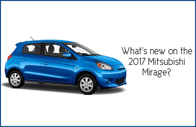 2017 Mitsubishi Mirage looks amazingly distinguished by ten ways! 