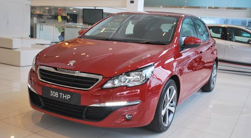 Peugeot 308 THP Active Displayed at the Peugeot Glenmarie Showroom