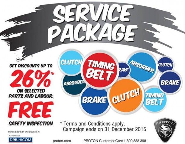 Proton Offers free inspections, discounts till December 31, Hurry up now!