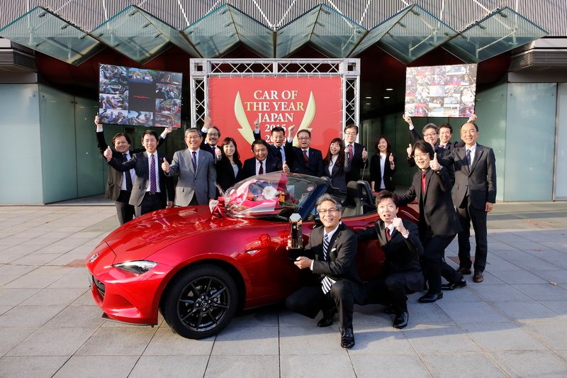 Mazda MX-5 คว้ารางวัลรถยอดเยี่ยมแห่งปีของญี่ปุ่น
