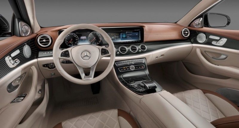 Interior of 2016 Mercedes-Benz E-Class W213 Revealed Ahead of Its World Debut