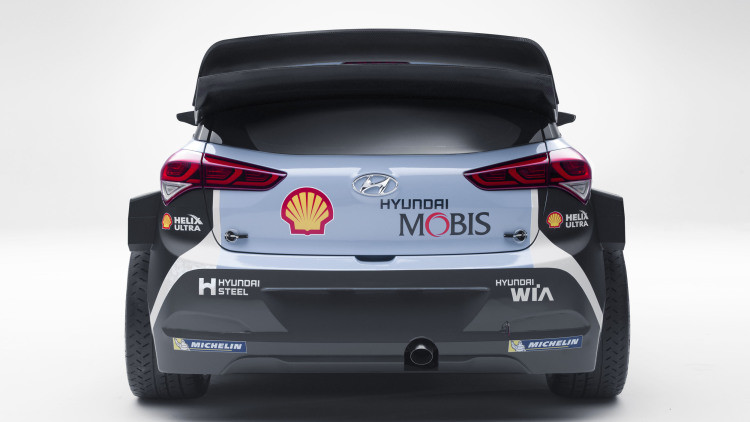 i20 WRC Rally Car - rear end pic
