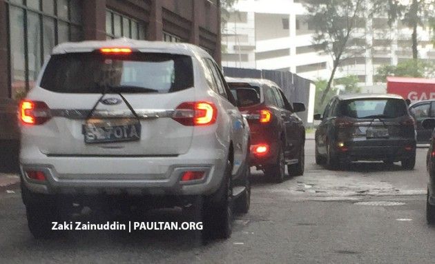 The All-New Ford Everest and Ford S-MAX Spied in Malaysia