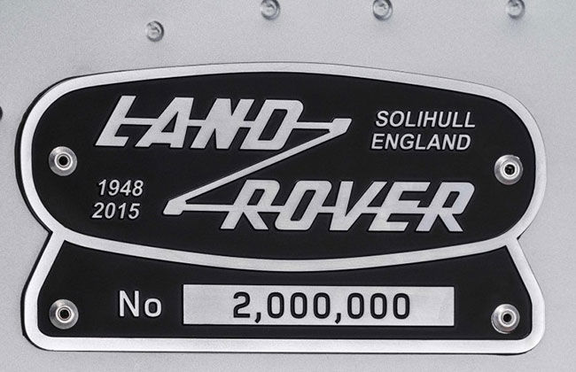 Land Rover Defender 2 Millionth Model Auctioned for RM2.59 Million