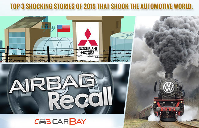 Top Three Stories that shook the Automobile Industry in 2015