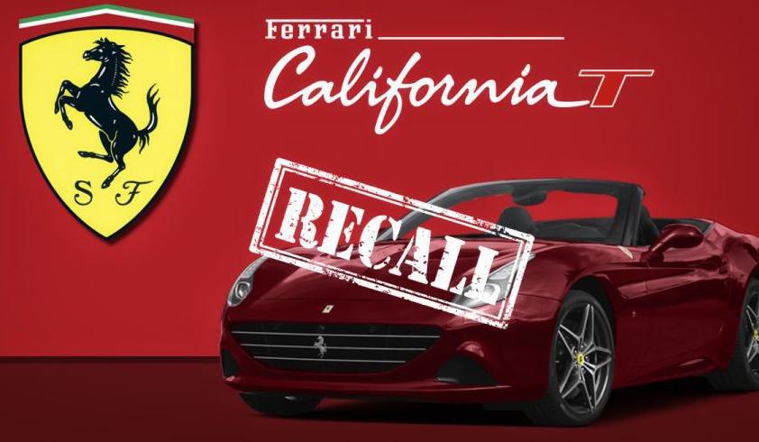 Ferrari California T Recalled Due to Fuel Leak Issue