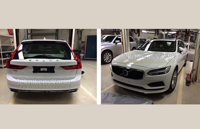 Volvo-V90-exterior-interior-spied