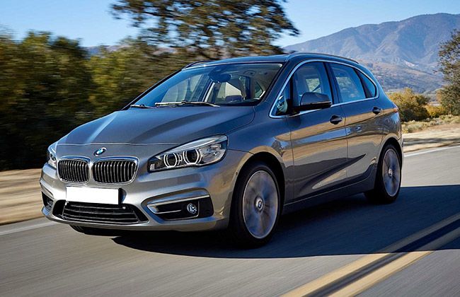 BMW-218i Active Tourer side profile image
