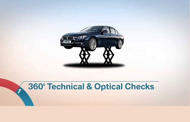 BMW 360 degree check-up image