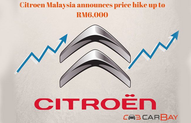Citroën Malaysia announces price hike up to RM6,000, effective from January 1st