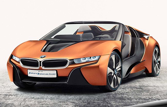 Hé lộ BMW i8 Spyder với mẫu Concept iVision Future Interaction