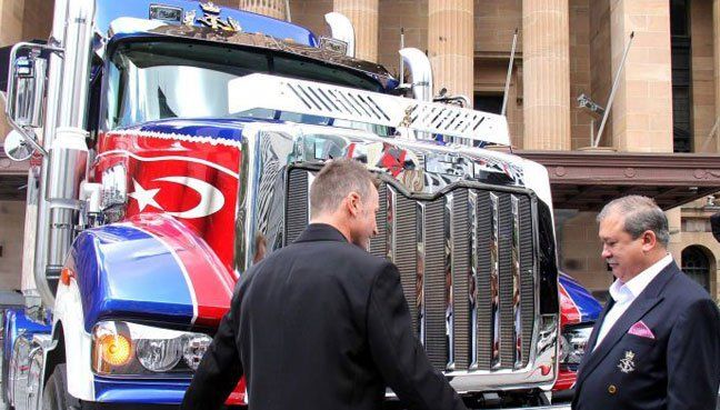 Johor Sultan Receives Mack Truck 