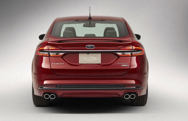 2017 Ford Fusion Rear image