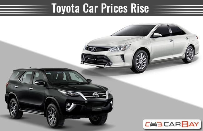 Toyota Thailand ปรับราคารถตามนโยบายภาษีสรรพสามิตใหม่ 