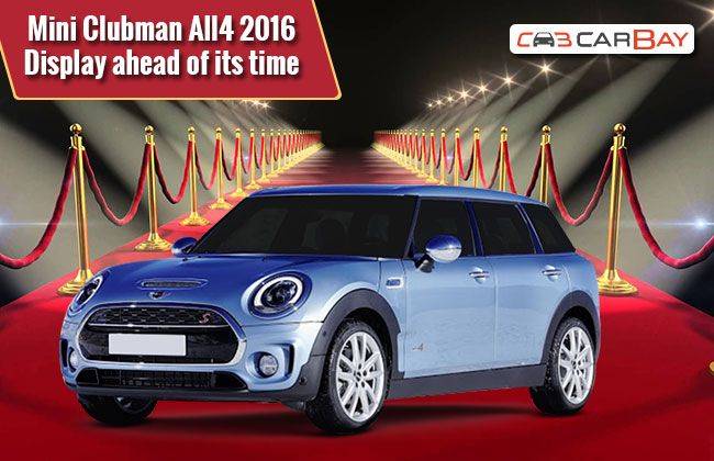 2016 Mini Clubman All4 Being Put on the Exhibit