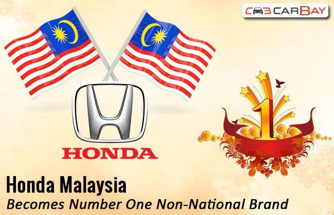 Honda Malaysia Becomes Number One Non-National Brand for 2015