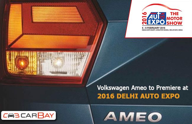 Volkswagen Ameo Primes for a Global Premiere at the 2016 Delhi Auto Expo