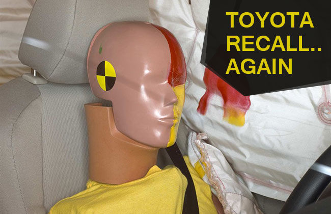 A Toyota Recall that Doesn't Include Takata for a Change, Latest from the U.S