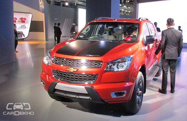 Chevrolet Colorado มาถึงเวทีในงาน Delhi Auto Expo 2016