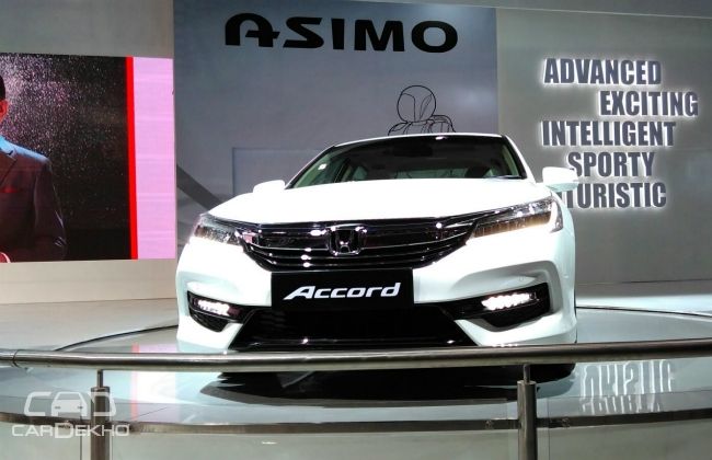 Honda Accord 2016 Showcased at Delhi Auto Expo
