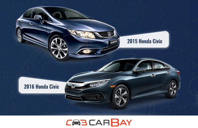 2016 Honda Civic vs 2015 Honda Civic: The Old vs New Comparison