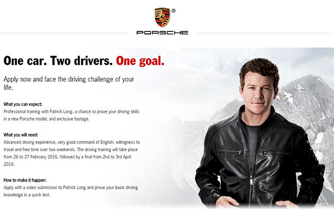 Porsche Driving Challenge, Only Two will get an Opportunity of a Lifetime