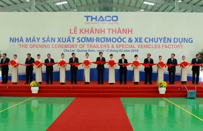 THACO mở một cơ sở sản xuất mới cho xe hạng nặng tại Chu Lai