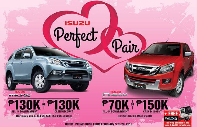 Isuzu Philippines Promo, Now Get mu-X and 2014 D-MAX at Discounted Price