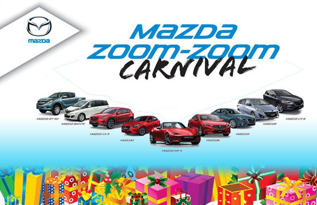 Mazda Malaysia organizes Zoom Zoom Carnival – It’s Raining Vouchers and Watches!