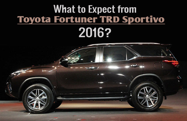 5 สิ่งที่พบได้ใน Toyota Fortuner TRD Sportivo 2016
