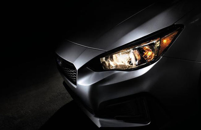 Subaru Impreza 2017 Teaser Image Revealed Ahead of New York Auto Show 2016	 	 