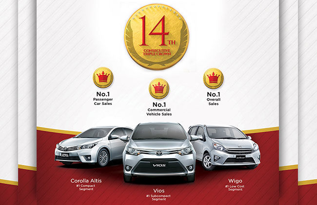 14th Consecutive Triple Crown & Toyota Free Motorist Assistance - Holy Week Seems to Bless All