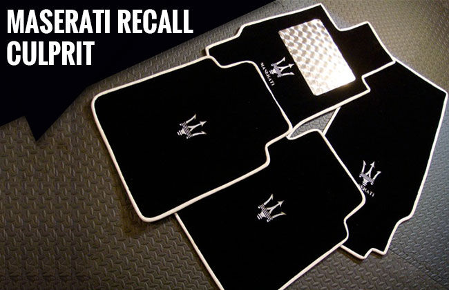 Maserati Recall: Floor Mats the Only Known Culprit