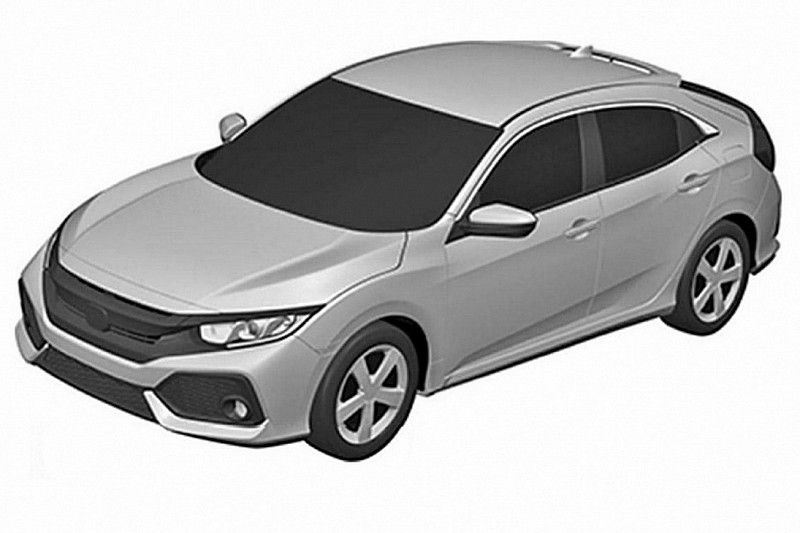 Honda Civic Hatchback’s Patent Images going Viral on the Internet 