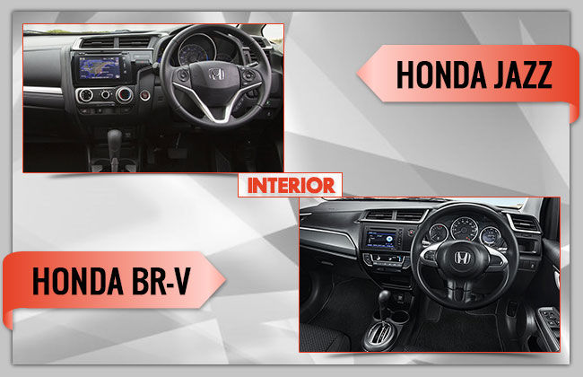BR-V and Jazz interior