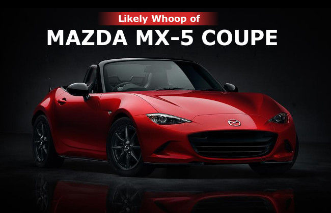 Likely Whoop of Mazda MX-5 Coupe